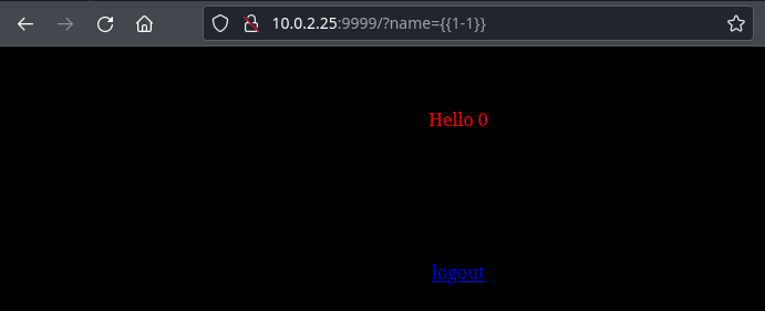 WEB Python SSTI Test
